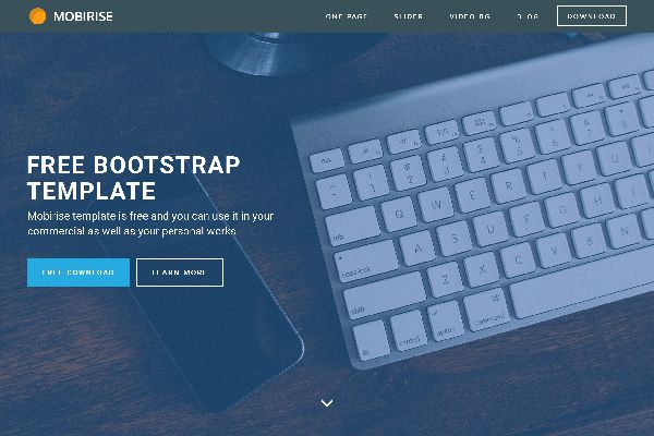 Mobirise Releases Bootstrap Registration Form Template  for Mobile-Friendly Websites
