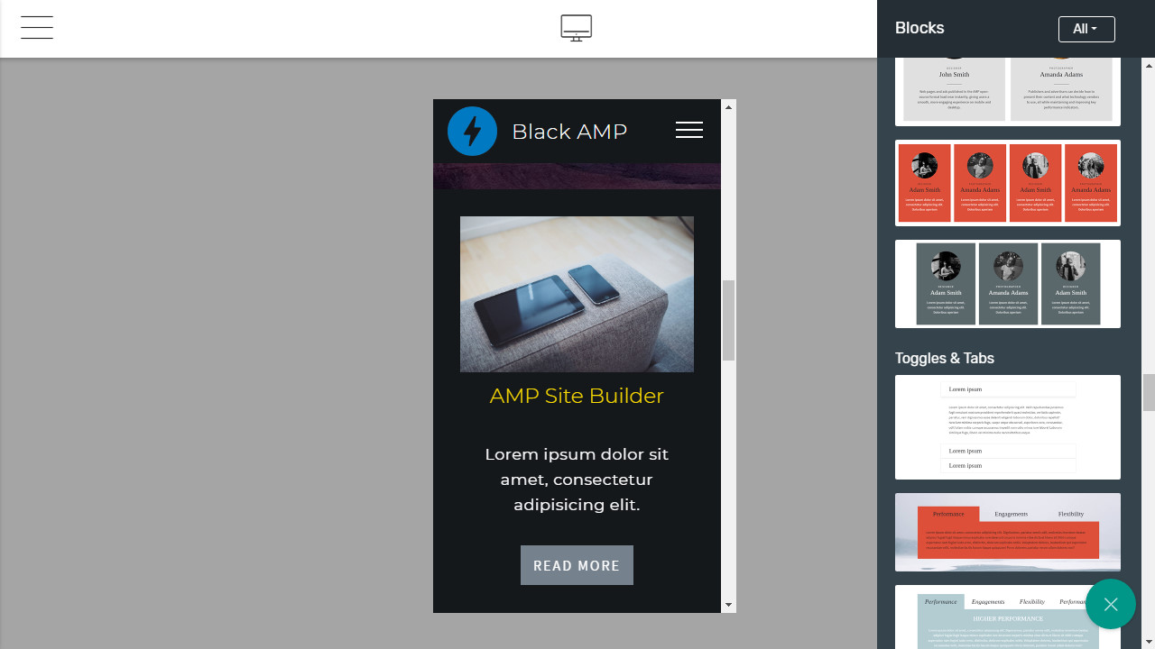 AMP Webpage Maker